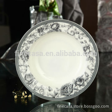 8.5 Inches Fine New Bone China Plain Soup Bowl